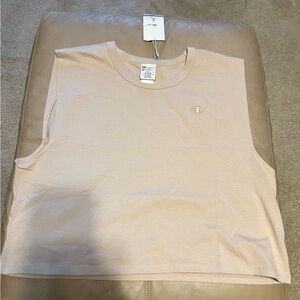 Campion Authentic Unisex sleeveless T-shirt size XL color tan NWT